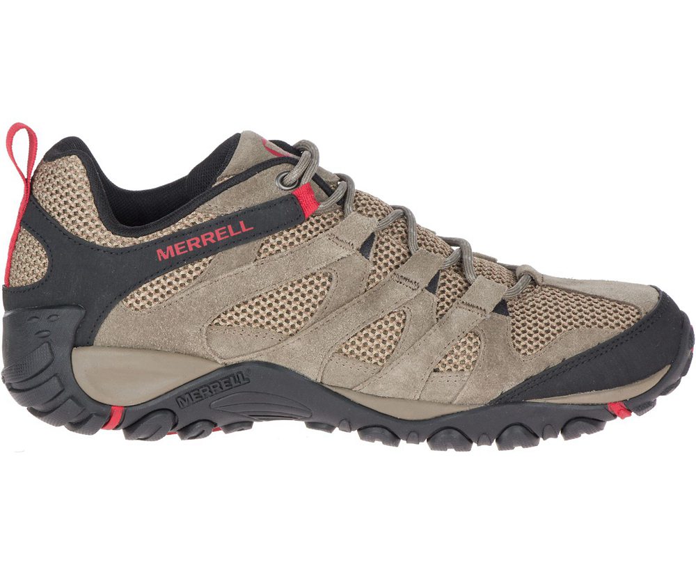 Merrell Hiking Shoes Brown - Alverstone - Mens 32JNFMQAO